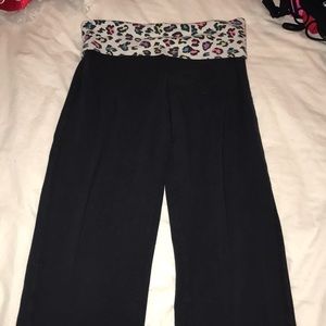 Long black yoga pants